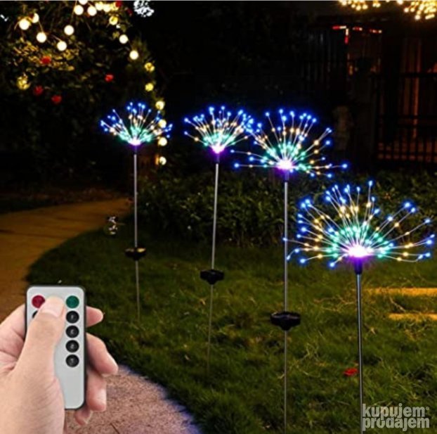 Solarno drvo led RGB