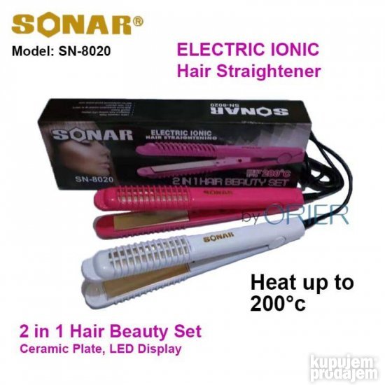Sonar presa za kosu SN8020 pegla za kosu