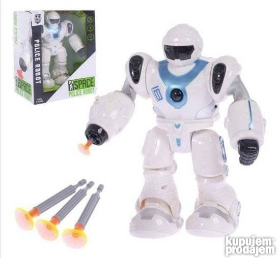 Space police robot sa zvucnim i svetlecim efektima