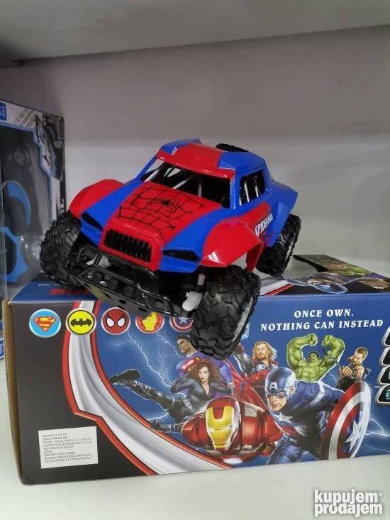 Spiderman dzip 4×4 OFF rood Rc