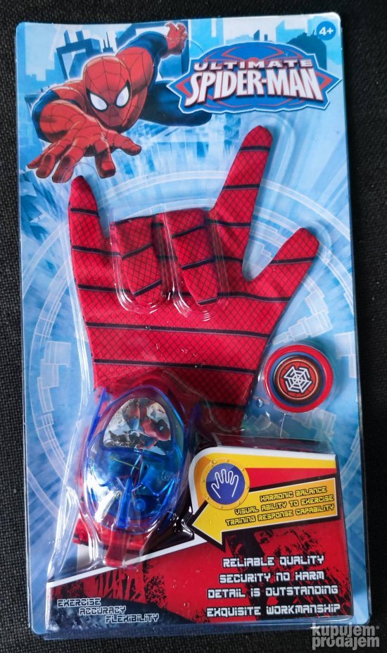 Spiderman rukavica isapljivac sa zvucnim efektom