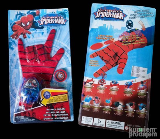 Spiderman rukavica isapljivac sa zvucnim efektom