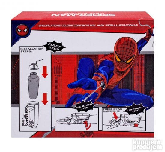 Spiderman rukavica ispaljivac mreza