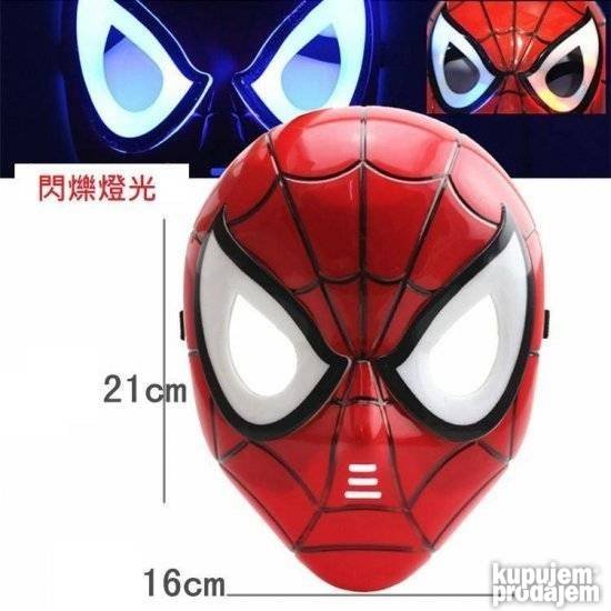 Spiderman set sa igrackom maskom i satom ispaljivacem