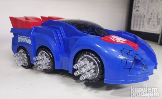 Spiderman trkaci auto na baterije