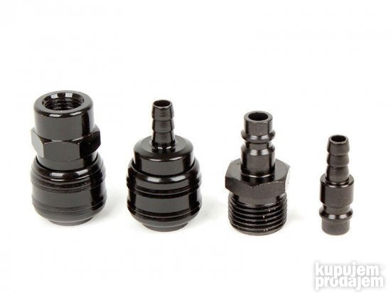Spojnica pneumatska 12i 14i 8MMi 8MM crna