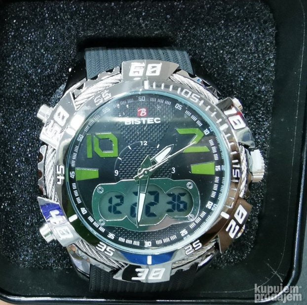 Sportski sat stoperica LED svetlo alarm 5