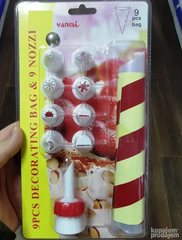 Spric sa nastavcima za dekoraciju torti