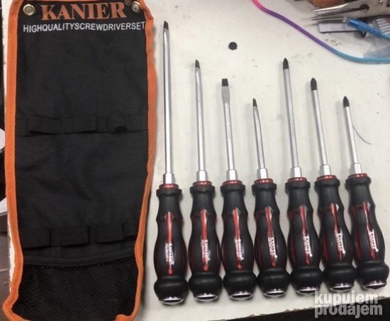 Srafcigeri Set od 7 komada