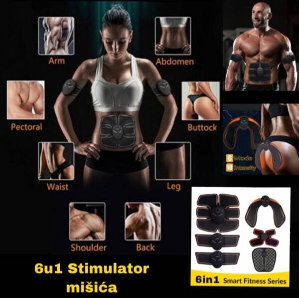Stimulator MISICA 6u1 smart fitnes