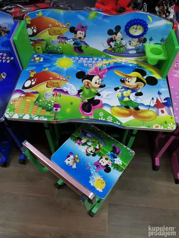 Sto i stolica KOMPLET za decu podesavajuca visina