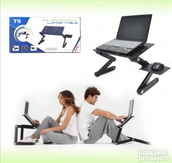 Sto za laptop podesivi T9 sa kulerom