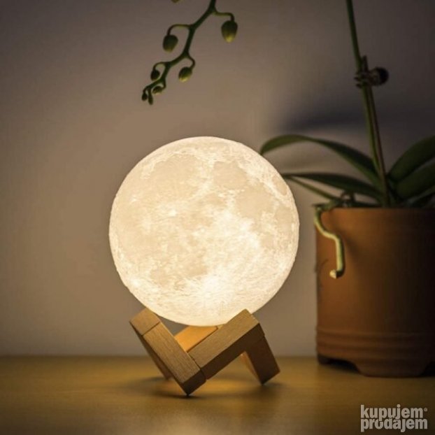 Stolna noćna lampa 3D Moon
