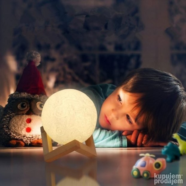 Stolna noćna lampa 3D Moon