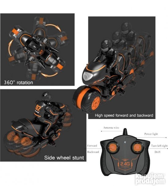 Stunt Bike SY002 uvrnuti motor
