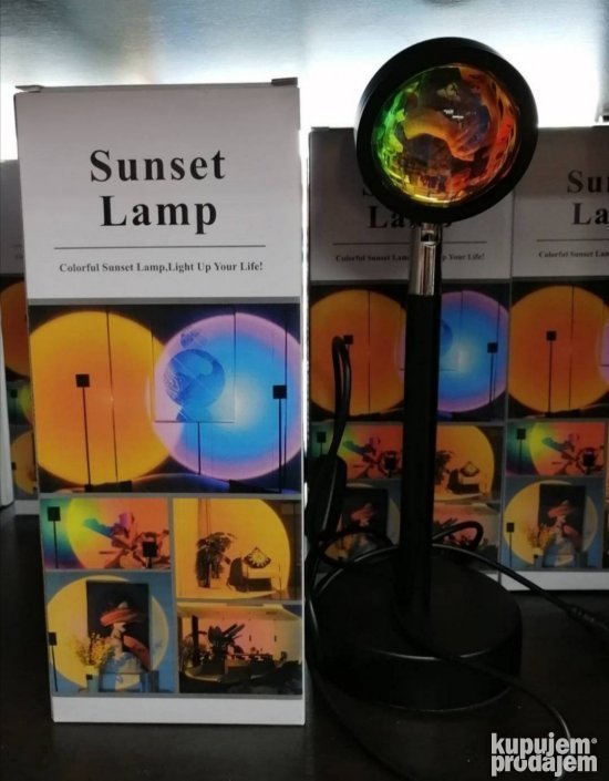 Sunset lamp LED lampa zalazak sunca manja i veca
