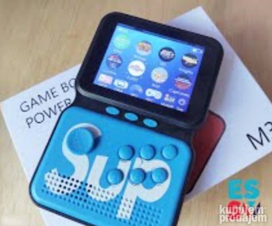 Sup game box power M3 konzola plava
