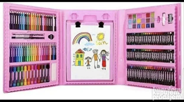 Super Art Set za Devojcice Set za Crtanje i Bojenje