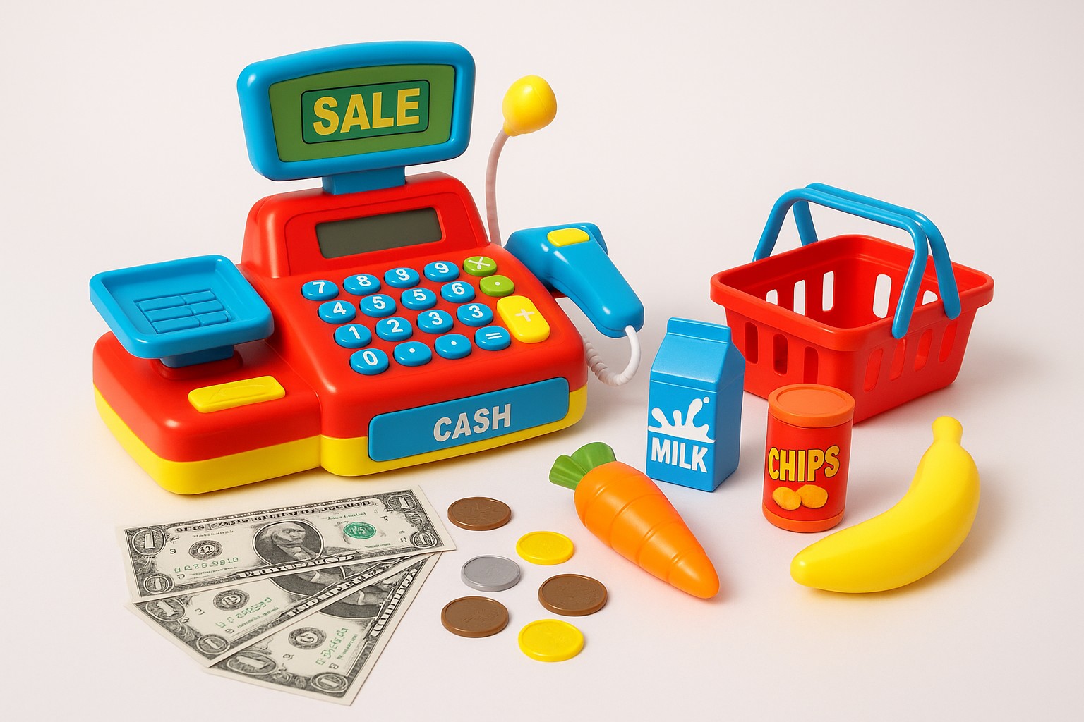 Super Market Manager Professional Store Play Set Deluxe