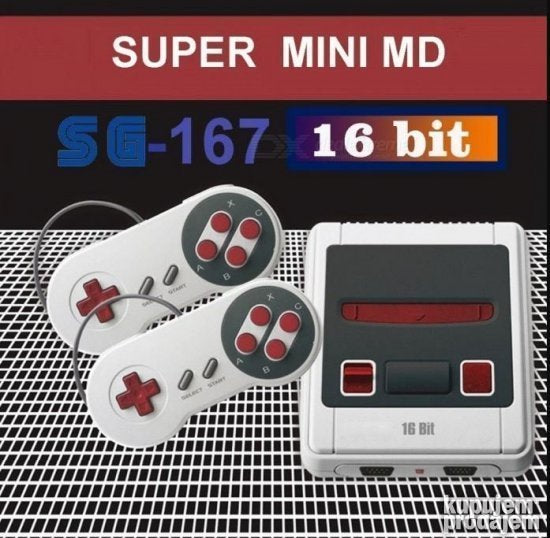 Super mini konzola MD SG 167 konzola KONZOLA konzola
