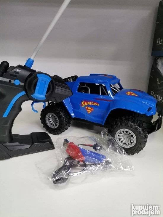 Supermen dzip 4×4 rood Rc