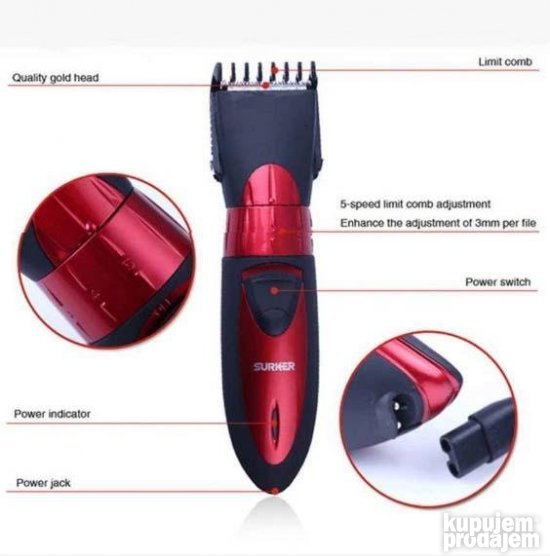 Surker HC 7068 Vodootporna masinica za sisanje trimovanje