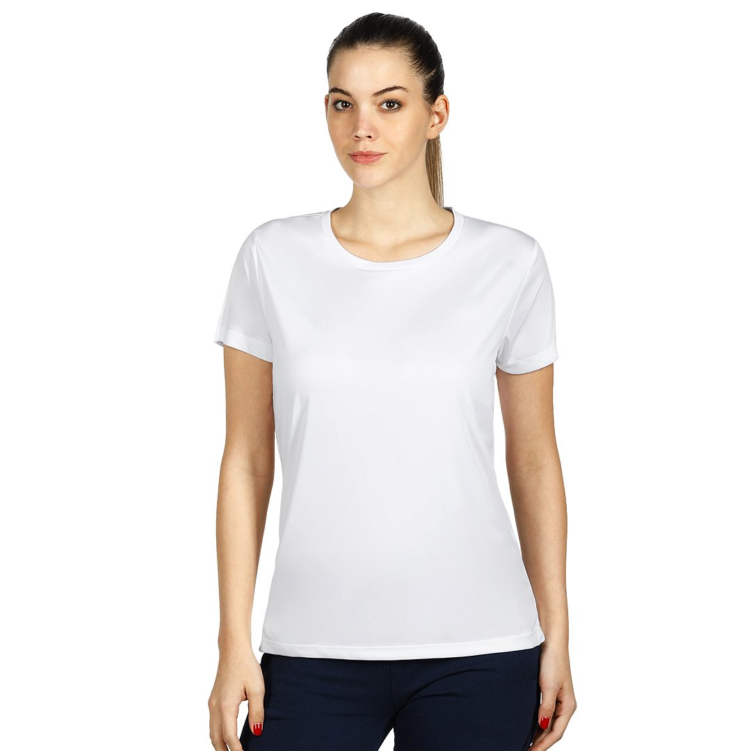 TEE LADY zenska sportska majica kratkih rukava bela