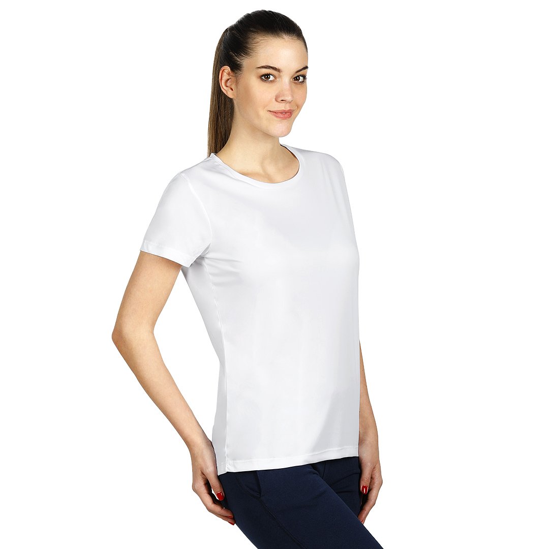 TEE LADY zenska sportska majica kratkih rukava bela