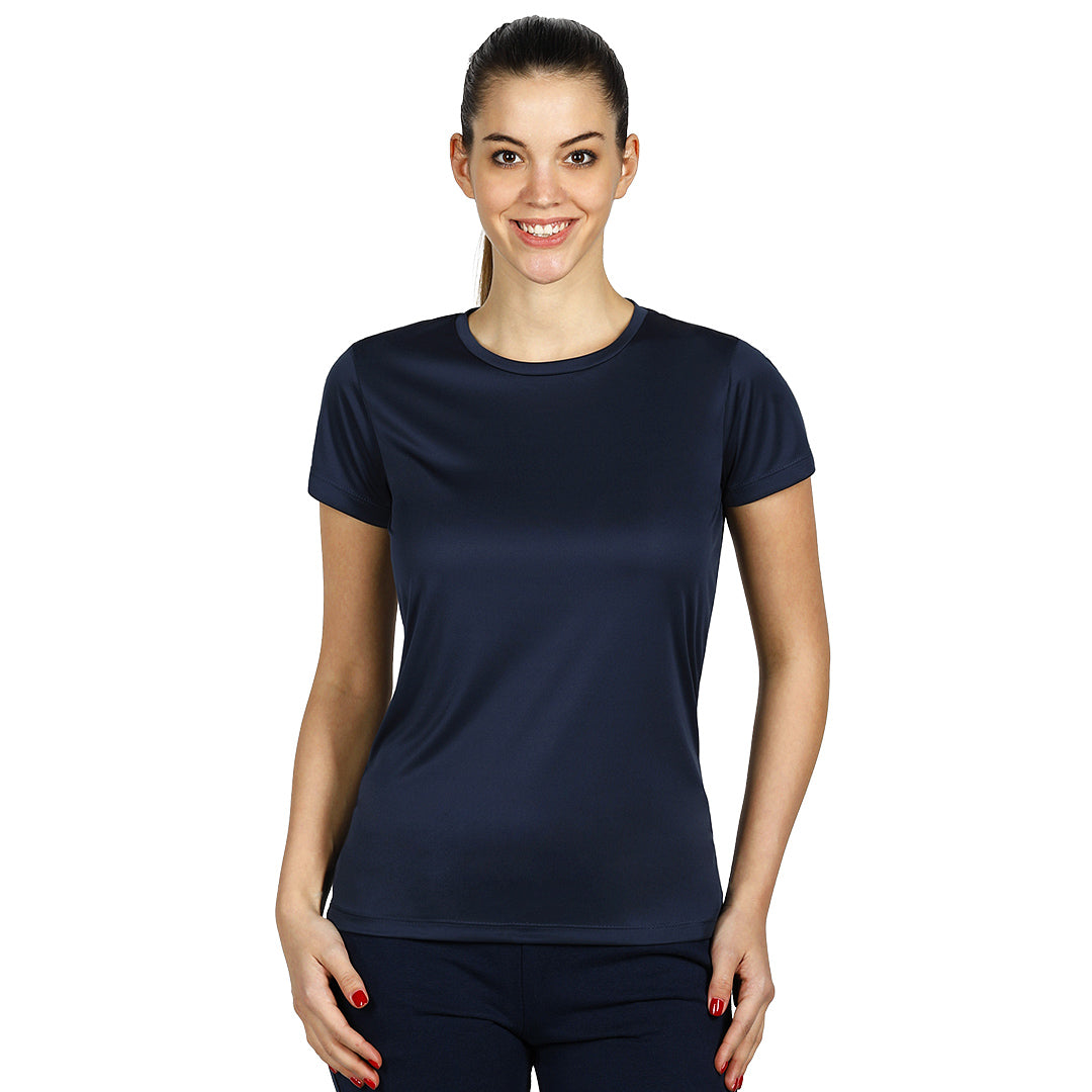 TEE LADY zenska sportska majica kratkih rukava plava