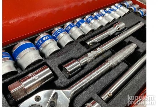 TIFONE set gedora 24 kom Chrome Vanadium