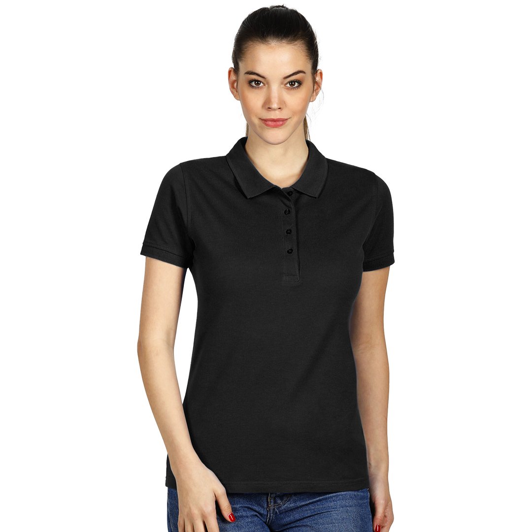 TOP GUN LADY zenska pamucna polo majica crna