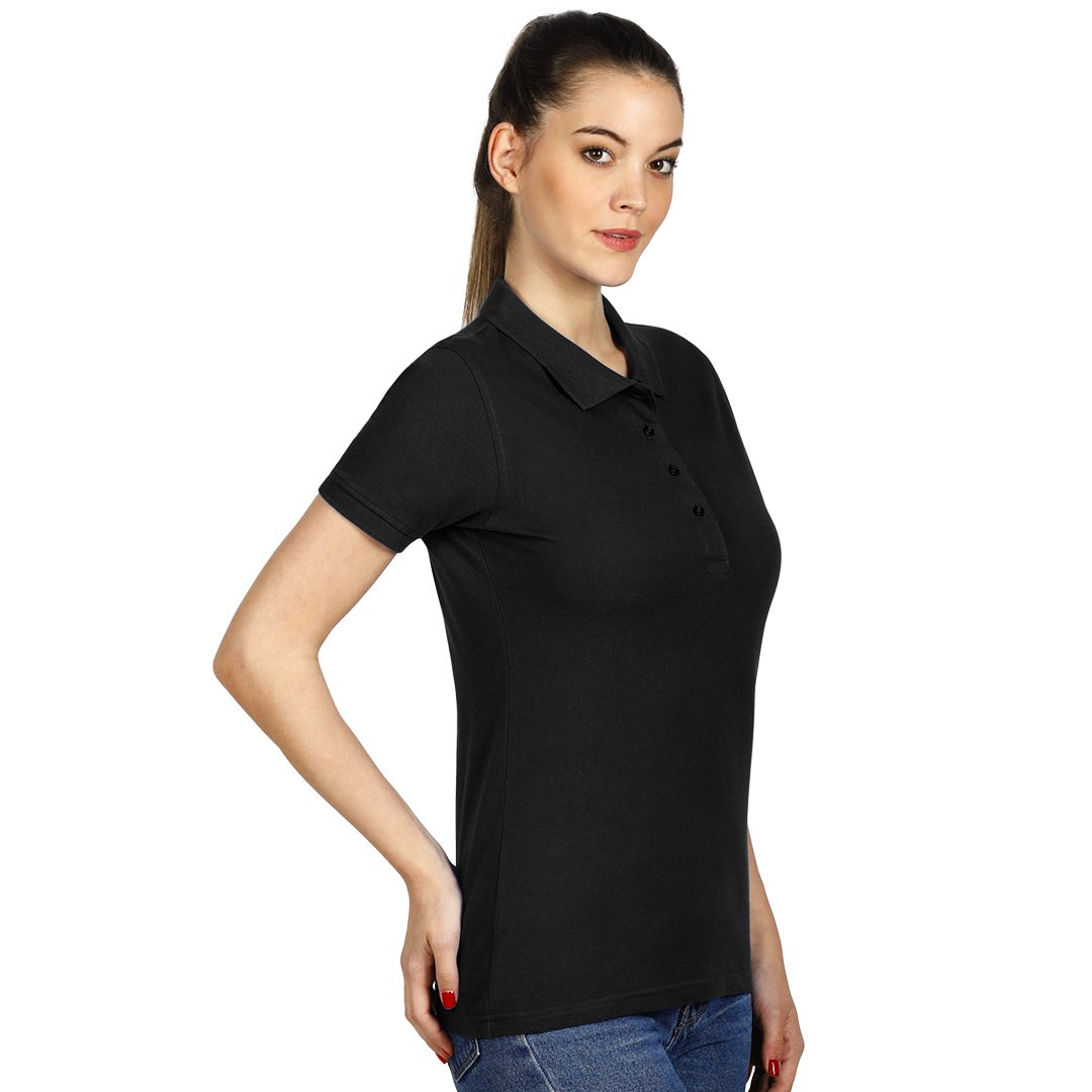 TOP GUN LADY zenska pamucna polo majica crna