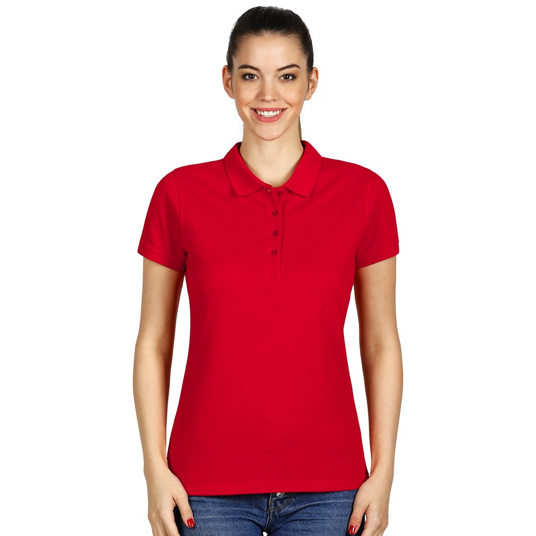 TOP GUN LADY zenska pamucna polo majica crvena