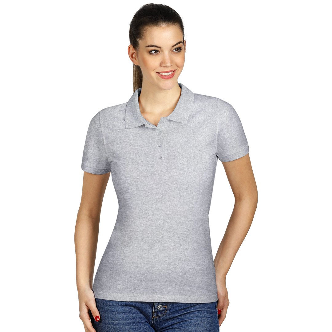 TOP GUN LADY zenska pamucna polo majica pepeljasta