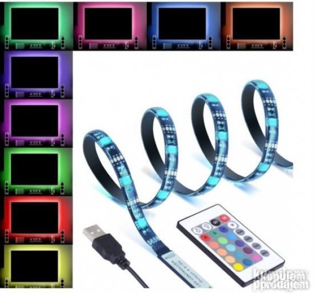 TV led trakai daljinski 5m TRAKA LED TV LED tv traka