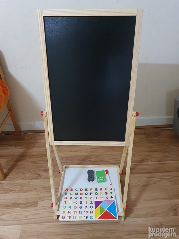 Tabla za decu Edukativna drvena tabla za decu