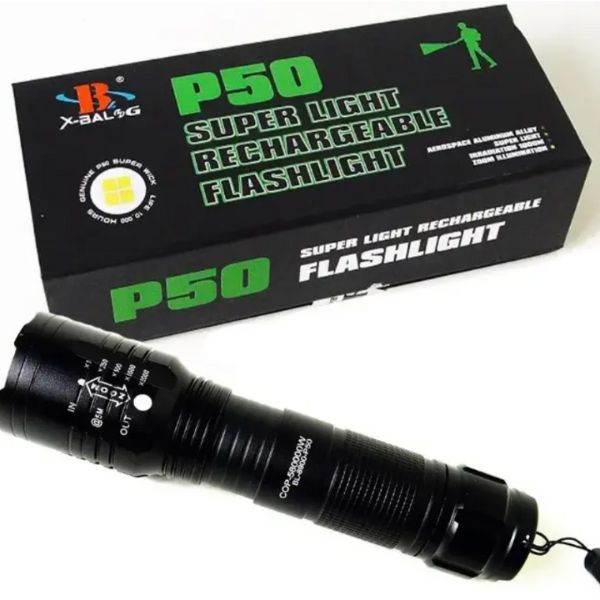 Takticka Baterijska Punjiva Lampa Balog P50