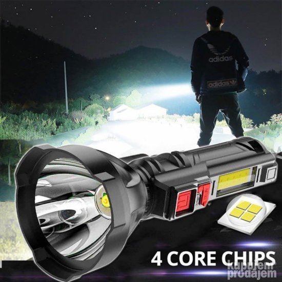 Takticka Super Jaka Baterijska LED Lampa 100000lm