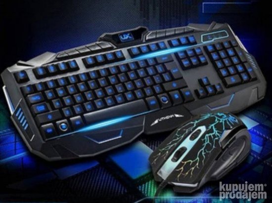 Tastatura Gejmerska i Led Mis svetleca.