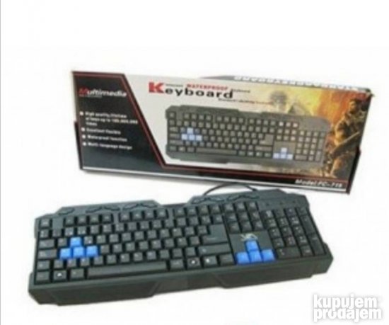 Tastatura gejmerska Weibo svetleca
