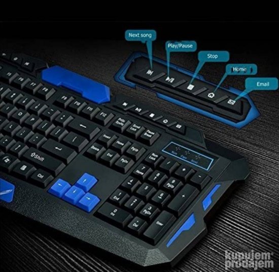 Tastatura sa misem wireless