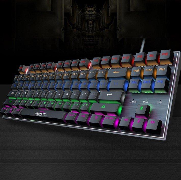 Tastaura RGB Led mehanicka Gejmerska iMice MKX60 Tastaura RGB Led mehanicka Gejmerska iMice MKX60
