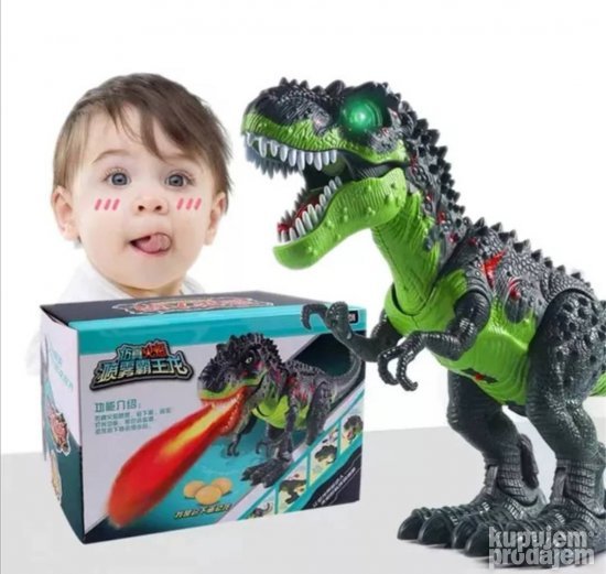 Tiranousaurus sa efektom vatre