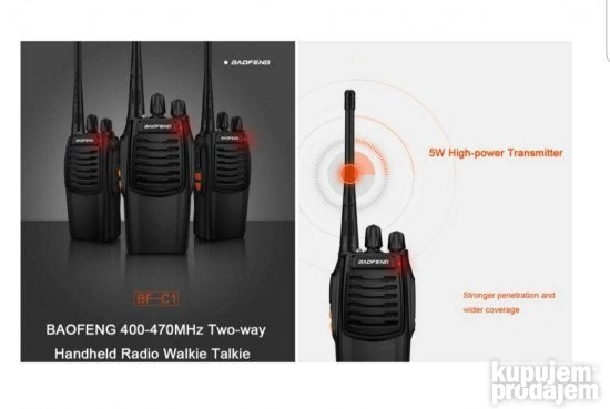 Toki Voki Baofeng BF C1 radio stanica