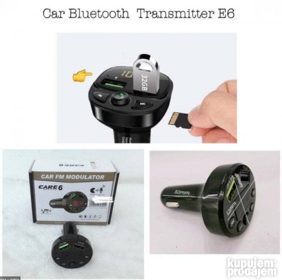 Transmiter Car E6 fm transmiter