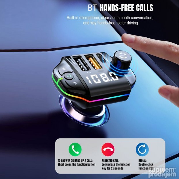 Transmiter ZTB A10 FM transmiter za auto