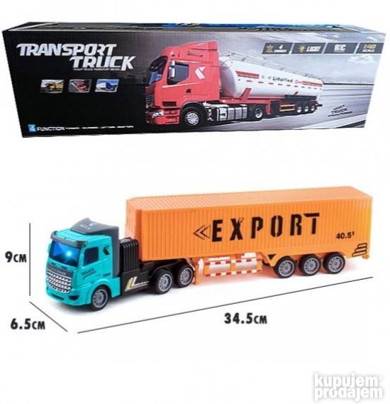 Transportni export kamion na daljinski