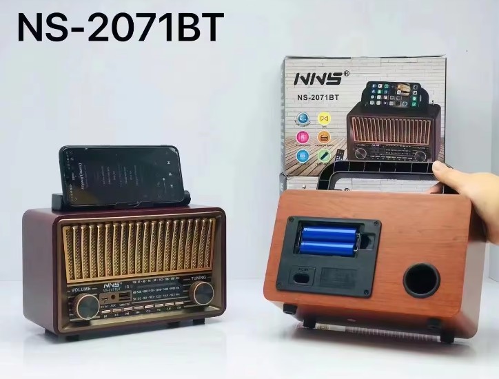Tranzistor Radio NNS 2071BT Bluetooth Retro Tranzistor Radio