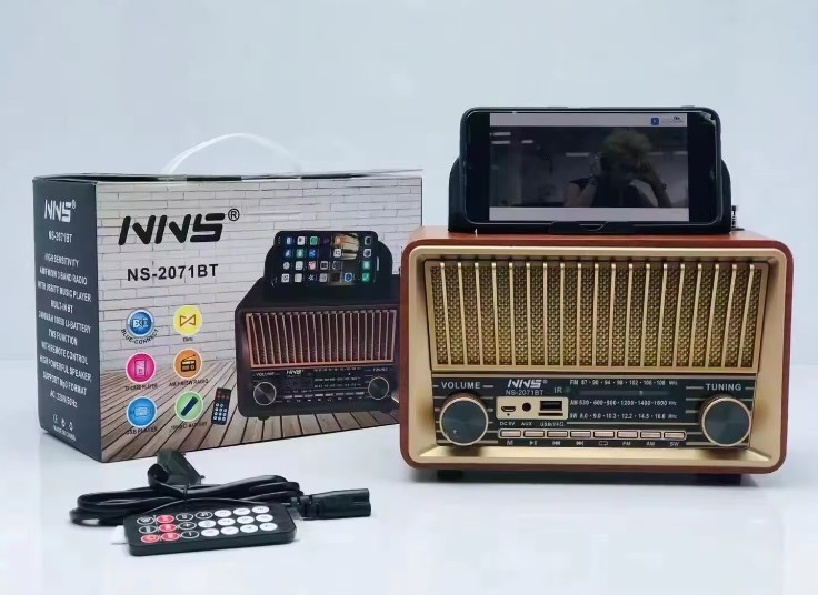 Tranzistor Radio NNS 2071BT Bluetooth Retro Tranzistor Radio