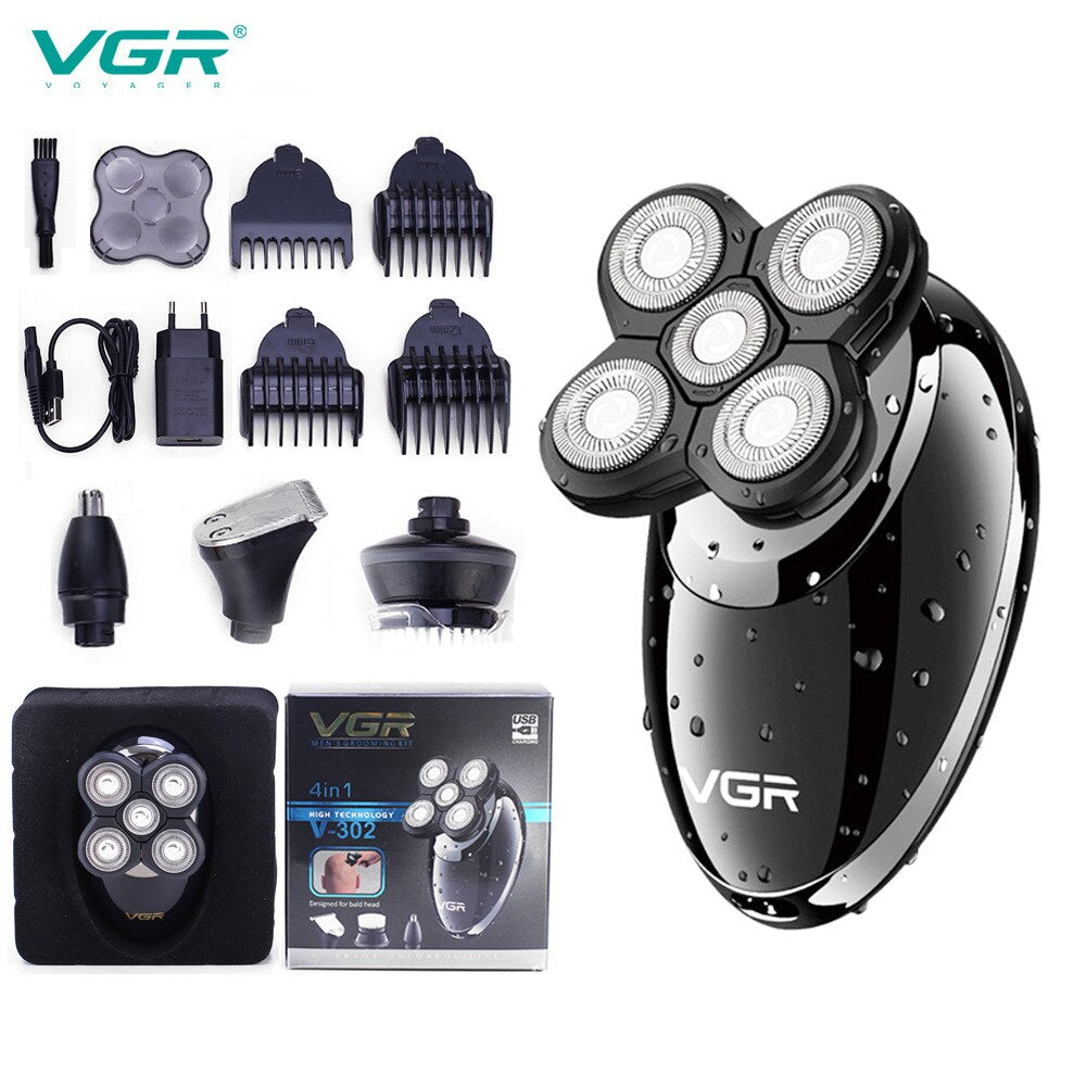 Trimer 4u1 VGR V 302 Rotacioni elektricni brijac